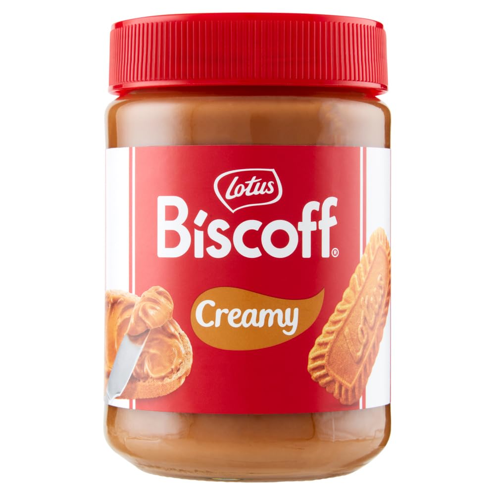 Italian Gourmet Crème Lotus Biscoff Creamy 12 x 400 g – pâte à tartiner biscuit caramelisée, texture onctueuse, idéale petit-déjeuner & desserts, maxi pack 4,8 kg + Italian Gourmet Polpa