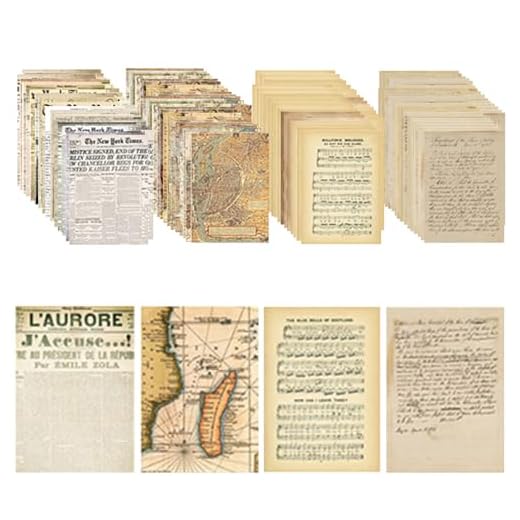 Vintage Scrapbook Paper Set