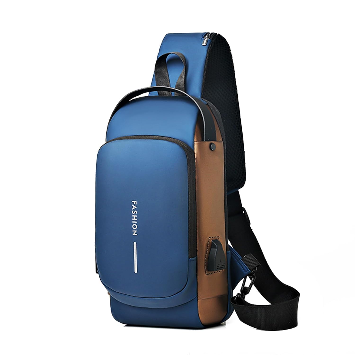 otiporter Sling Bag Crossbody Shoulder Bag for Men Women Travel Business Bag Chest Crossbody bags with USB Charging Port Waterproof Small Backpack for Outdoor Hiking Running Sport-picture-6