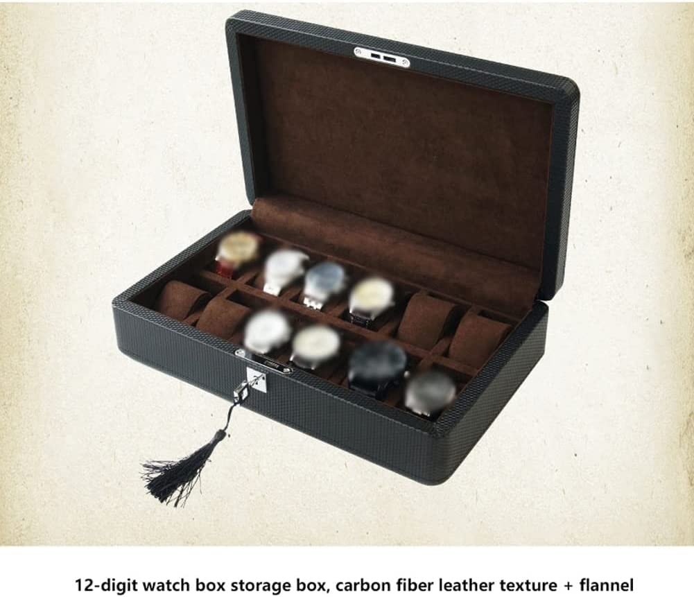 Boîte à Montres En Bois – 24 Emplacements Rangement Sécurisé & Éléganc