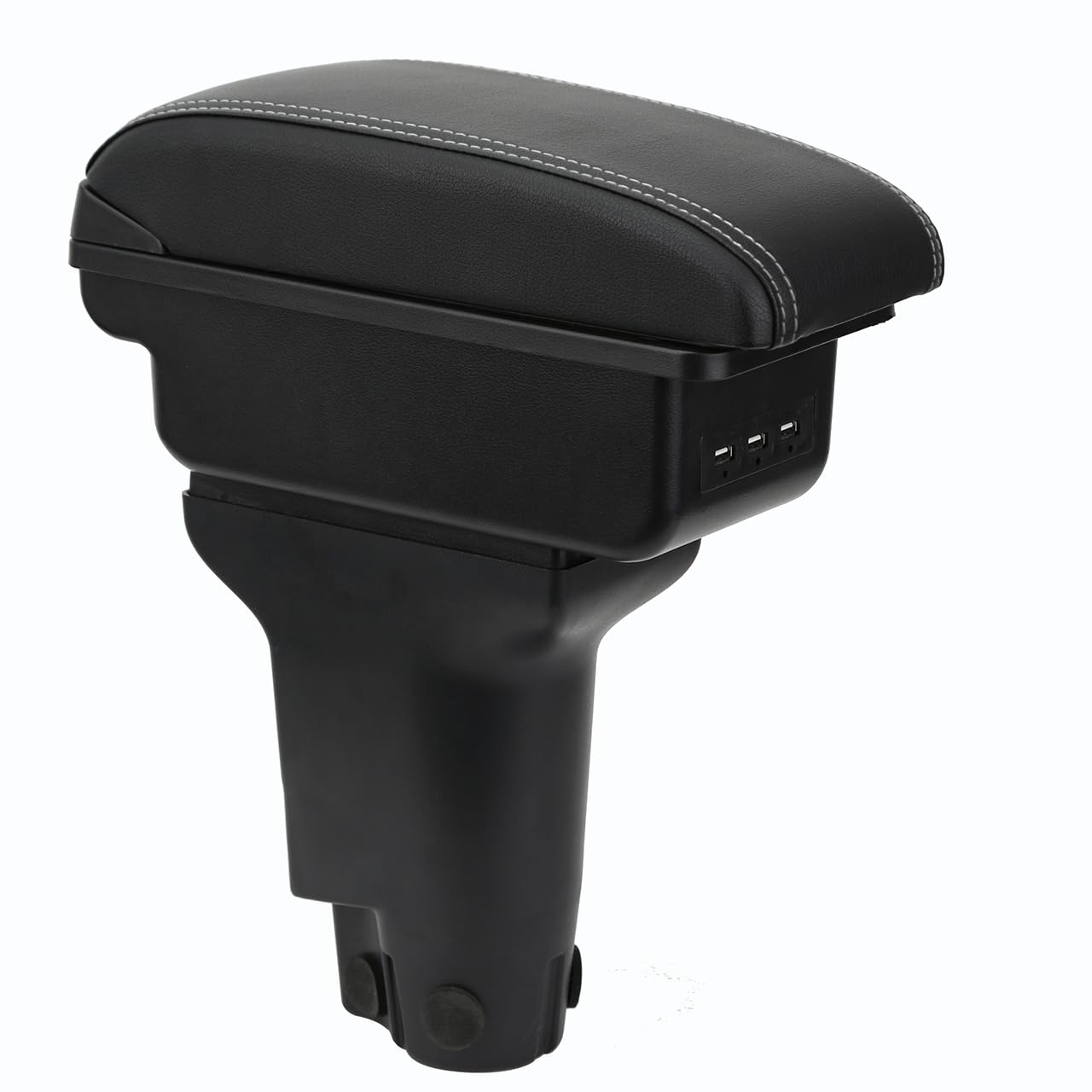 Apoyabrazos Para FIAT 500 Apoyabrazos Coche Consola Reposabrazos Central Tapizado Caja Almacenamiento Cuero