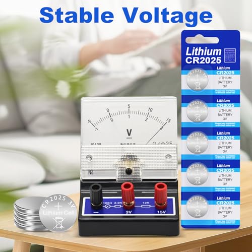 CR2025 Batterien Knopfzellen, 20 Stück Knopfbatterie CR2025 3V Lithium Knopfzelle CR 2025 Batterie 3volt für Elektronische Kleingeräte, Autoschlüssel, Fernbedienungen, Waagen 3