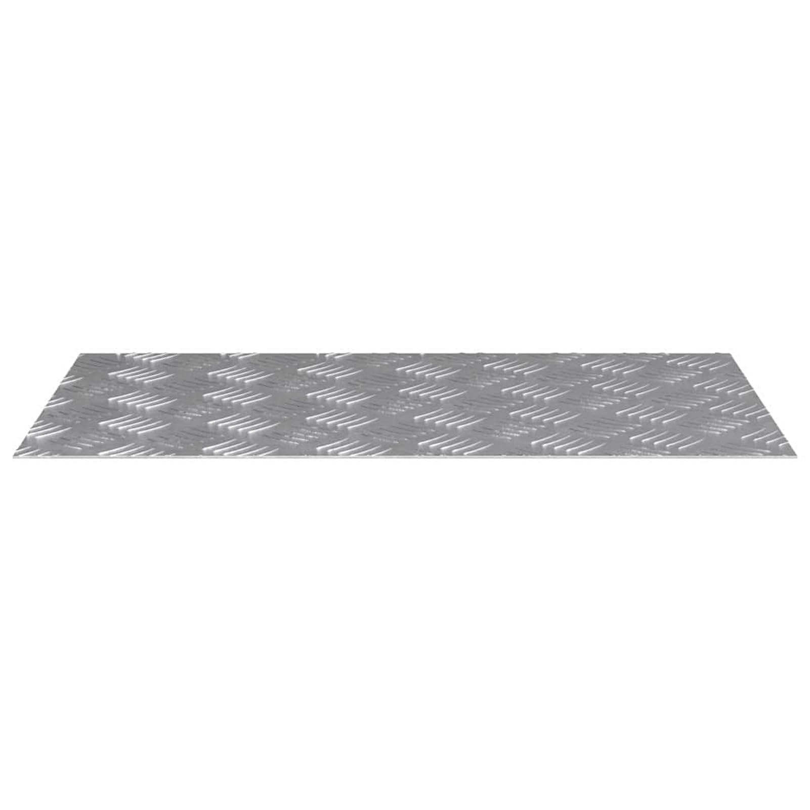 ATOMSTACK MAKER Chapa estriada de aluminio (2 unidades, 70 x 40 cm, plateada), antideslizantes, resistentes a la intemperie, para interiores y exteriores, diseño moderno, ligero y duradero