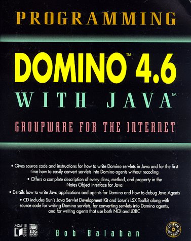 Programming Domino 4.6 With Java: Balaban, Bob: 9781558515833: Amazon ...