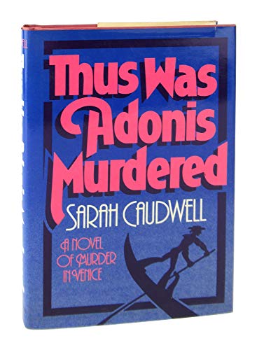 Thus Was Adonis Murdered 0684172941 Book Cover