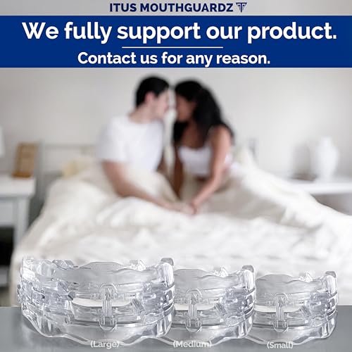 silentzpro 20 - usa designed anti snore mouthpiece 3 sizes - fully adjustable anti snore mouth guard - professional patented anti snore device - brand itus mouthguardz medium