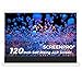 SCREENPRO 120 inch Tensioned Floor Rising Projector Screen, Motorized Pull Up ALR Projector Screen with Remote, 16:9 Electric UST Home Theater Screen for 4K Projector