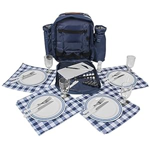 anndora Picknickrucksack Hyde Park für 4 Personen