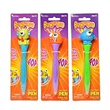 Inkology Bug Eyes Monster Pens, Case of 6
