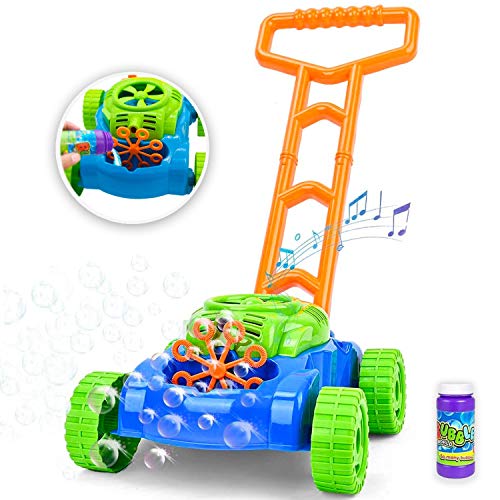 Bubble Lawn Mower Toy with Music and Real Lawn Mover Sounds, Indoor and Outdoor Fun and Healthy Exercise for Kids… - Image 4