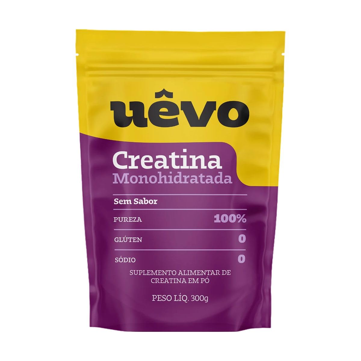 Creatina Monohidratada - 300g Natural - Uêvo