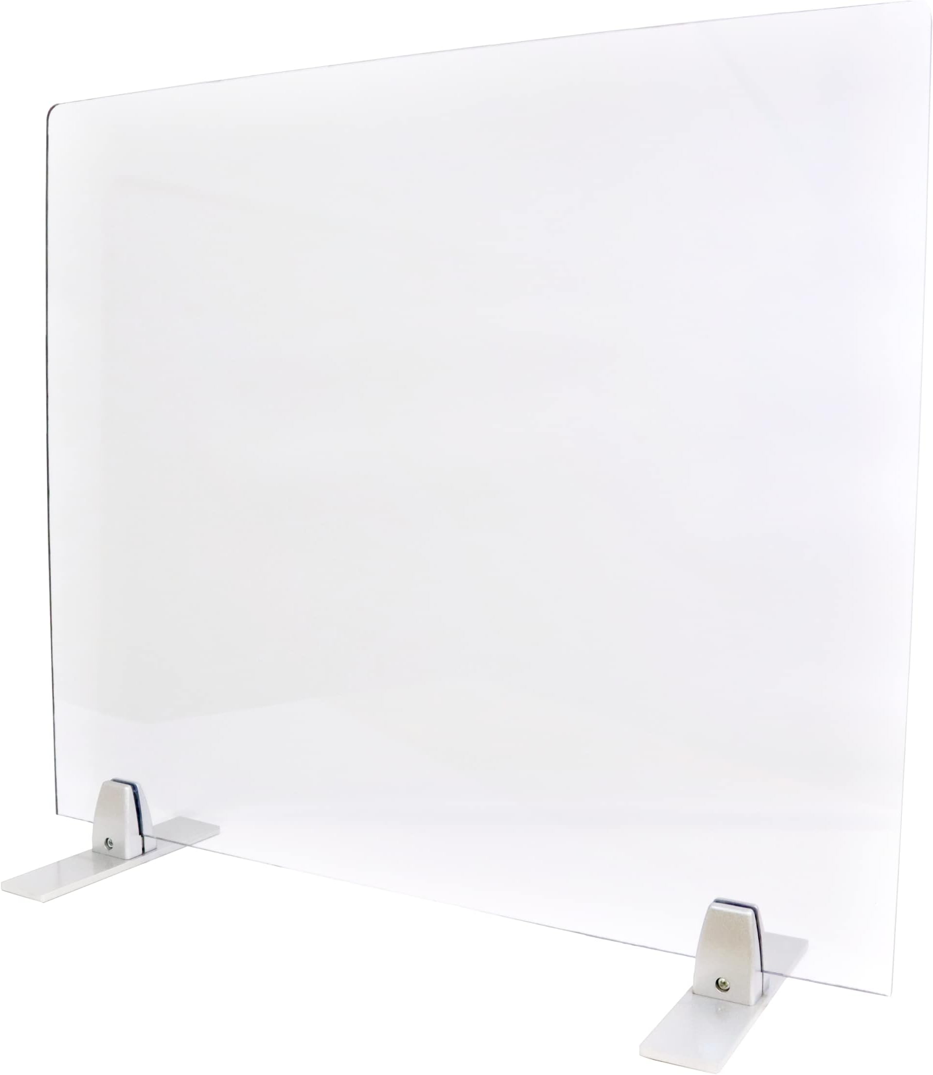 Plexiglass Table Top Sneeze Guard – Desk Divider for Students, Office, Transactions – Acrylic Shield | (24" x 24")