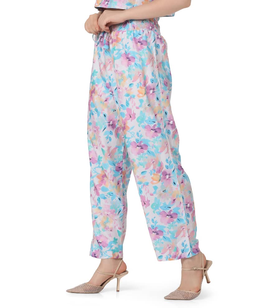 Image of Leriya Fashion Women's Mix Cotton & Rayon Pants Stretchy Work Slacks Business Casual Office Straight Leg /Regular Fit Trouser Pant
