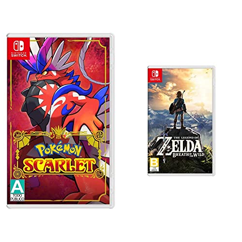 Pokémon Scarlet - Nintendo Switch - Standard Edition + The Legend of Zelda: Breath of the Wild - Standard Edition - Switch