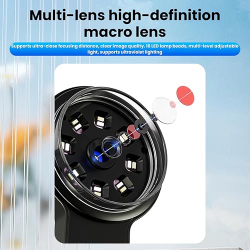 Microscope numérique 20X haute définition à écran LCD pour observation