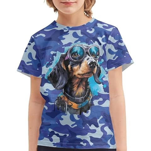 Kuiaobaty Dachshund Dog Kids T-Shirt Cover
