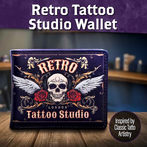 Nemesis Now Portefeuille Tattoo Studio Vintage Compact 12x10cm - 2