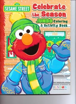 Sesame Street Jumbo Coloring & Activity Book ~ Celebrate the Season!