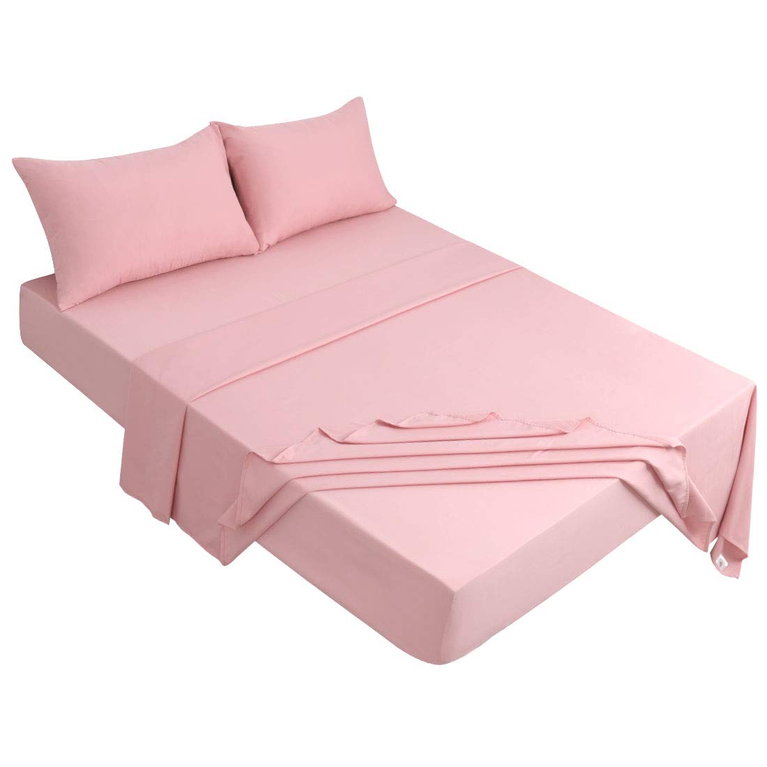 PiccoCasa 4 Piece Bed Sheet Set 