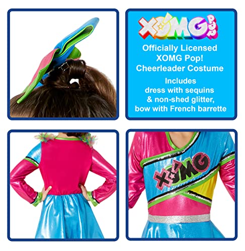 Disfraz de animadora XOMG POP para niñas talla S miniatura 2