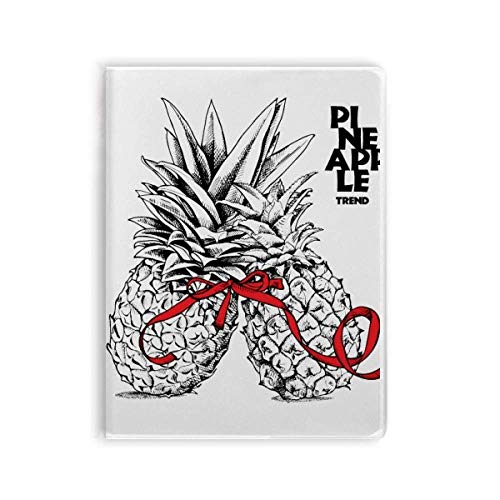 Carnet de notes à couverture souple PineFruit aux motifs de fruits tropicaux pour le bureau