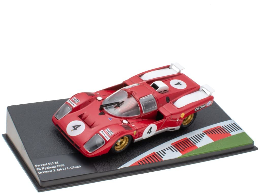 ferrari 512 m kyalami 1970 ickx guinti 1/43 ref 7 avec boite