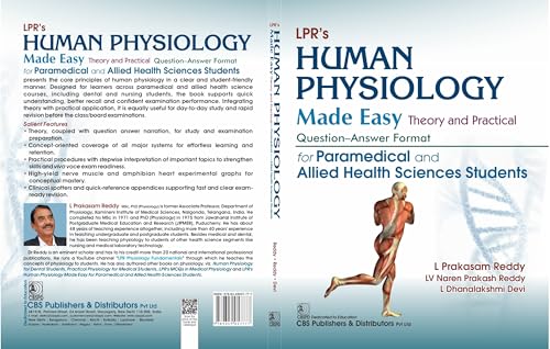 Image of LPR's Human Physiology Made Easy Theory and Practical Question-Answer Format| for Paramedical and Allied Health Sciences Students (PB 2026)