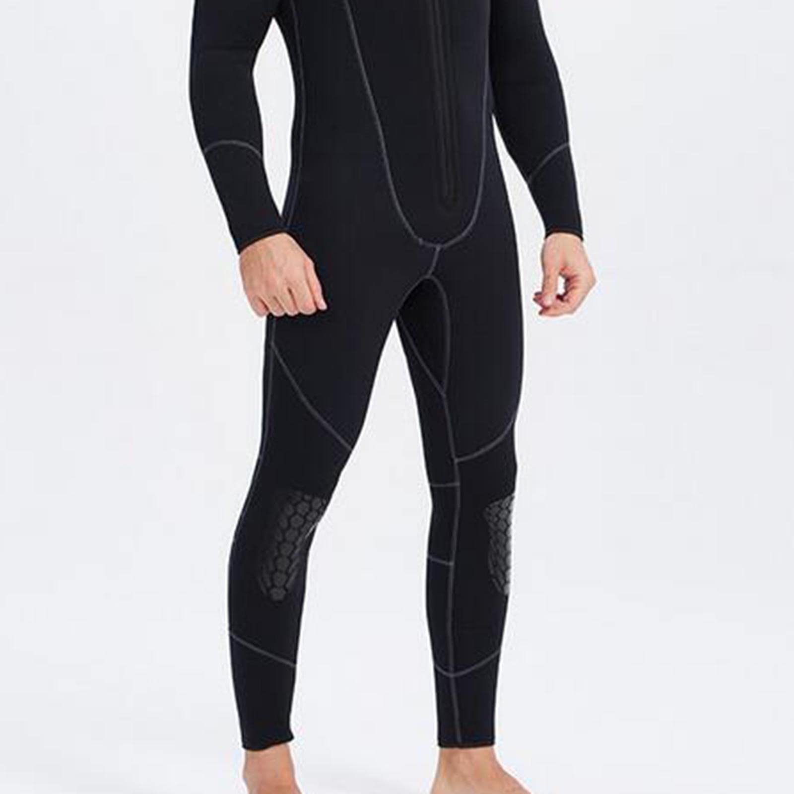 Traje de Buceo Neopreno Unisex Monopieza con Capucha Cremallera Frontal Protección contra Rasguños Adecuado para Surf Deportes Acuáticos Esnórquel