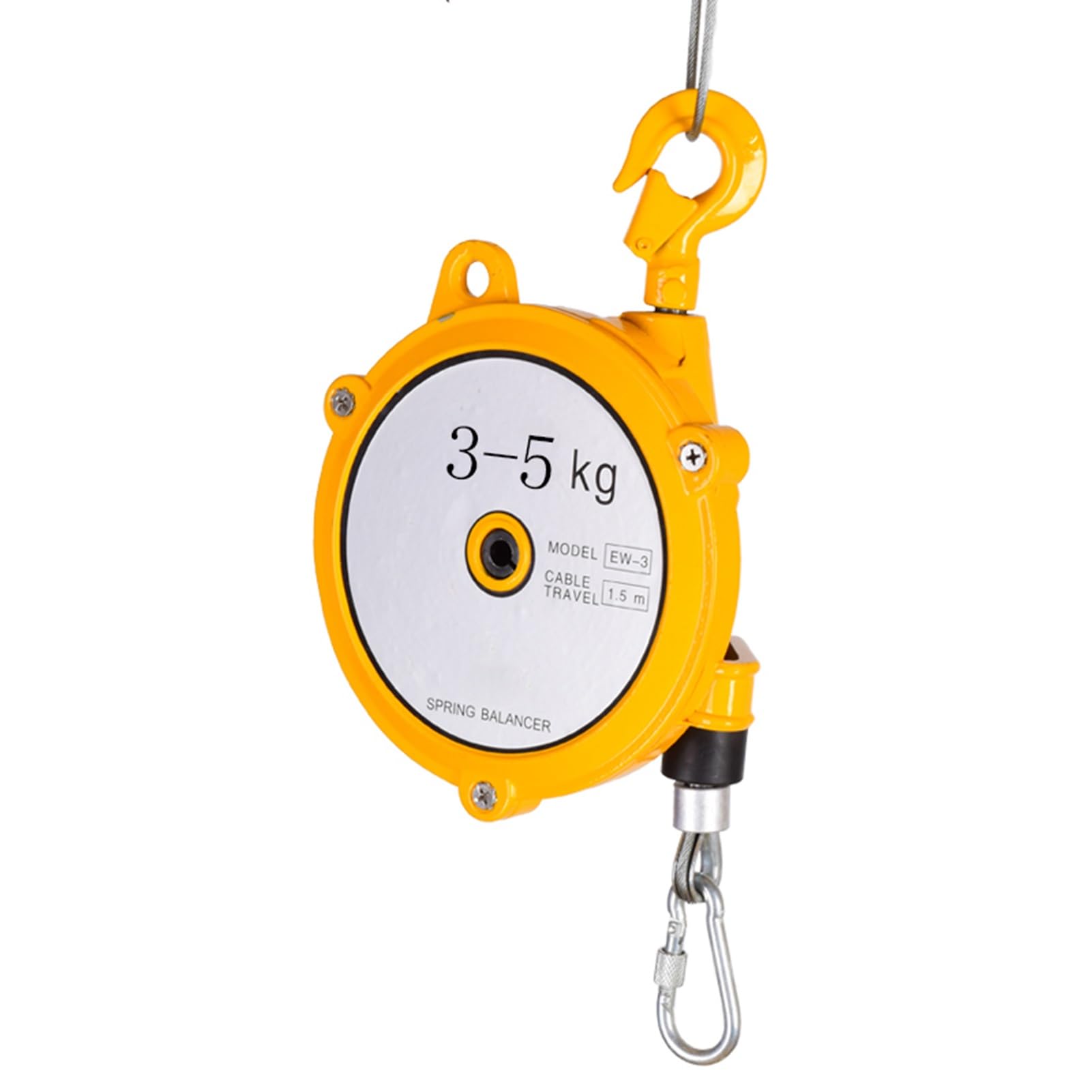 HYQOUKLR Telescopic Spring Balancer, Spring Balancer With Hook And Wire Rope, 1-200kg Load Capacity(3-5kg)