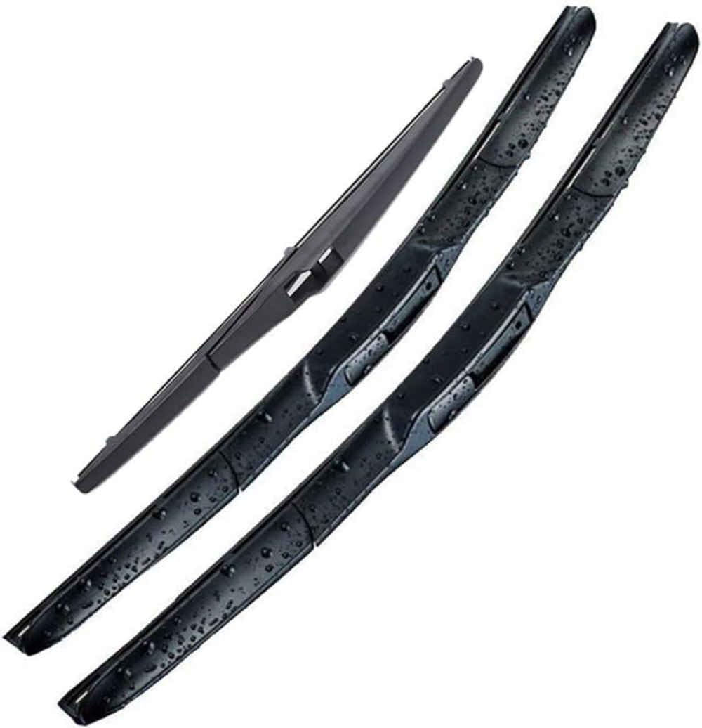 DZTYNKO Car Windscreen Wiper Blades Set for Mazda CX-9 CX9 MK1 2006-2015 26in+16in+14in, Front Window Wipers for Clear Visibility, Replacement Wiper Blades