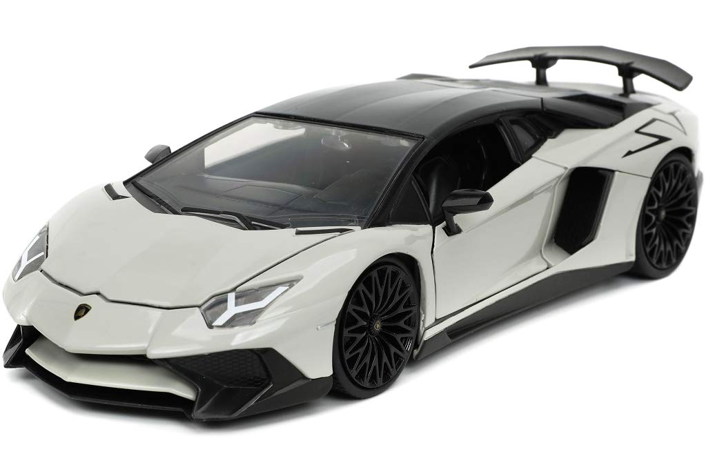 Lamborghini Aventador SV Gray with Black Top Hyper-Spec Series 1