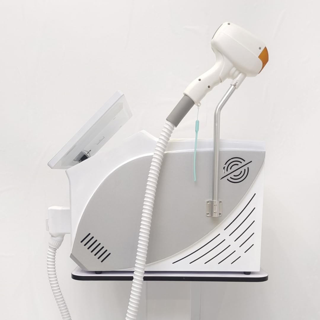 Ultima macchina professionale per la depilazione laser a diodi, dispositivo per la depilazione permanente indolore del salone di bellezza con maniglia di ghiaccio 6BAR
