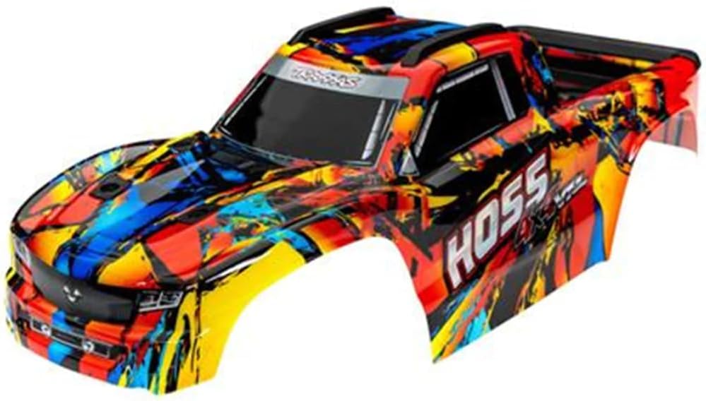Traxxas 9011R - Hoss 4X4 VXL Body, Solar Flare