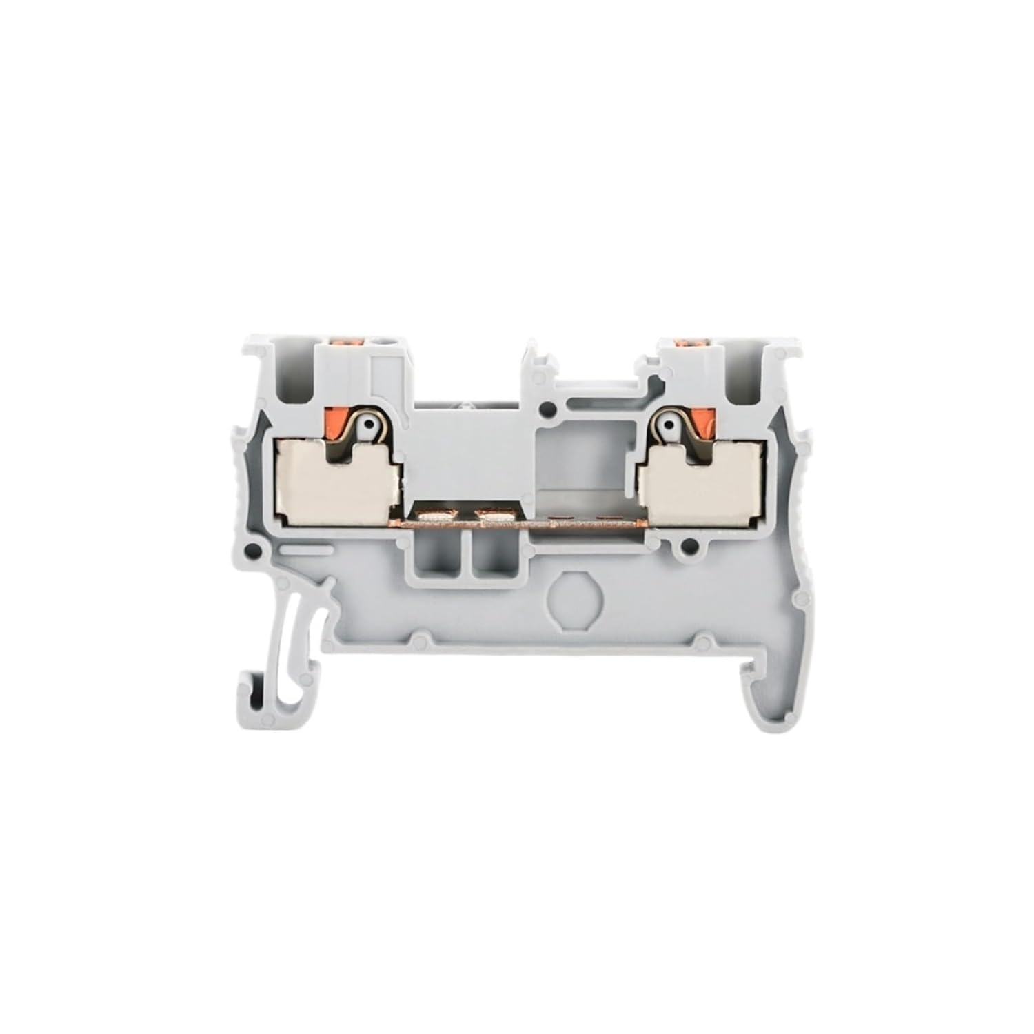 100pcs PT1.5 Push-in Spring Terminal Blocks PT-1.5 Wire Connector DIN Rail Screwless Straight-Through