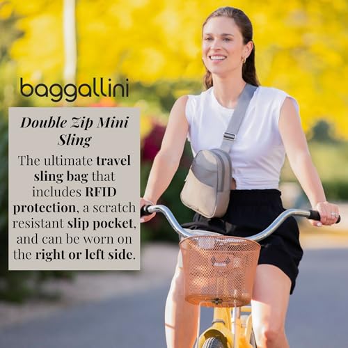 Image of Baggallini Double Zip Mini Sling