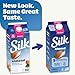 Silk Almond Milk, Unsweet, Dairy Free, Gluten Free, Seriously Creamy Vegan Milk with 50% More Calcium than Dairy Milk, 64 FL OZ Half Gallon