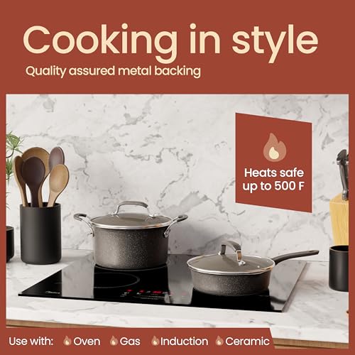 image for BAKKENMASTER Pots and Pans Set, 22-Piece Non Stick Cookware & Bakeware