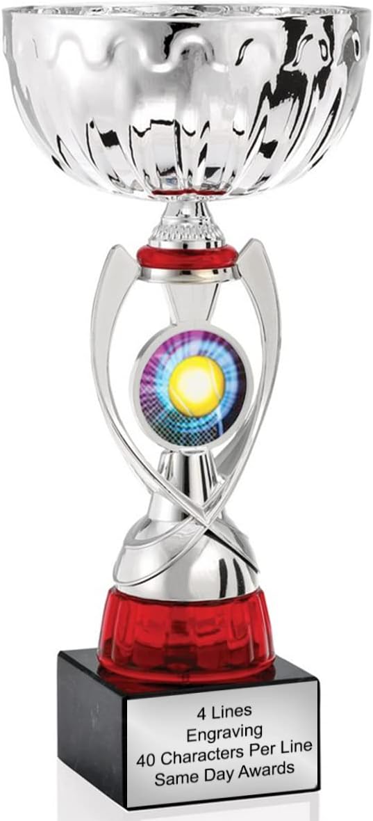 Custom Engraved Trophy Cup – Personalized Award for Competitions Tournaments Leagues Sports Banquets Ceremonies Corporate Events & Team Recognition – 12.5 Inches with Marble Base