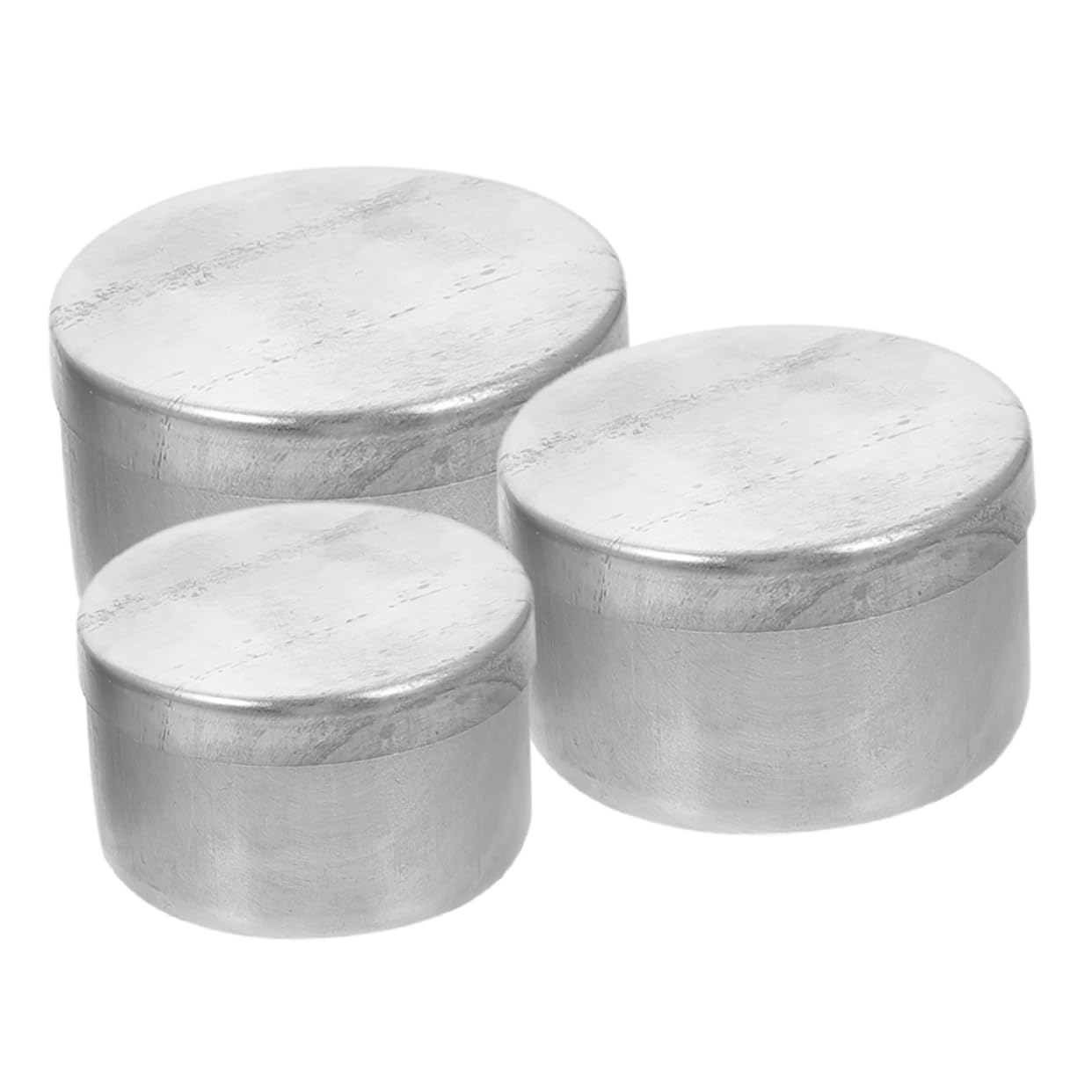 HEMOTON 3Pcs Aluminum Weighing Can for Soil Sampling Lightweight Specimen Storage Tins Portable and Versatile Laboratory Experiment Tools for Environmental Studies