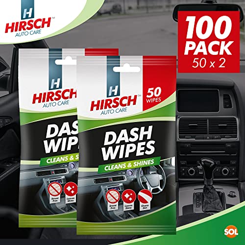 100pk Car Dash Wipes Car Interior Wipes, Car Dashboard Cleaner, Car Interior Dashboard Wipes, Highly Absorbent, Streak & Scratch Free All Around Car Cleaning Pads Car Wipes + SOL Sticker - Image 4