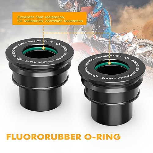 NICECNC Nero Distanziali ruota posteriore Collari