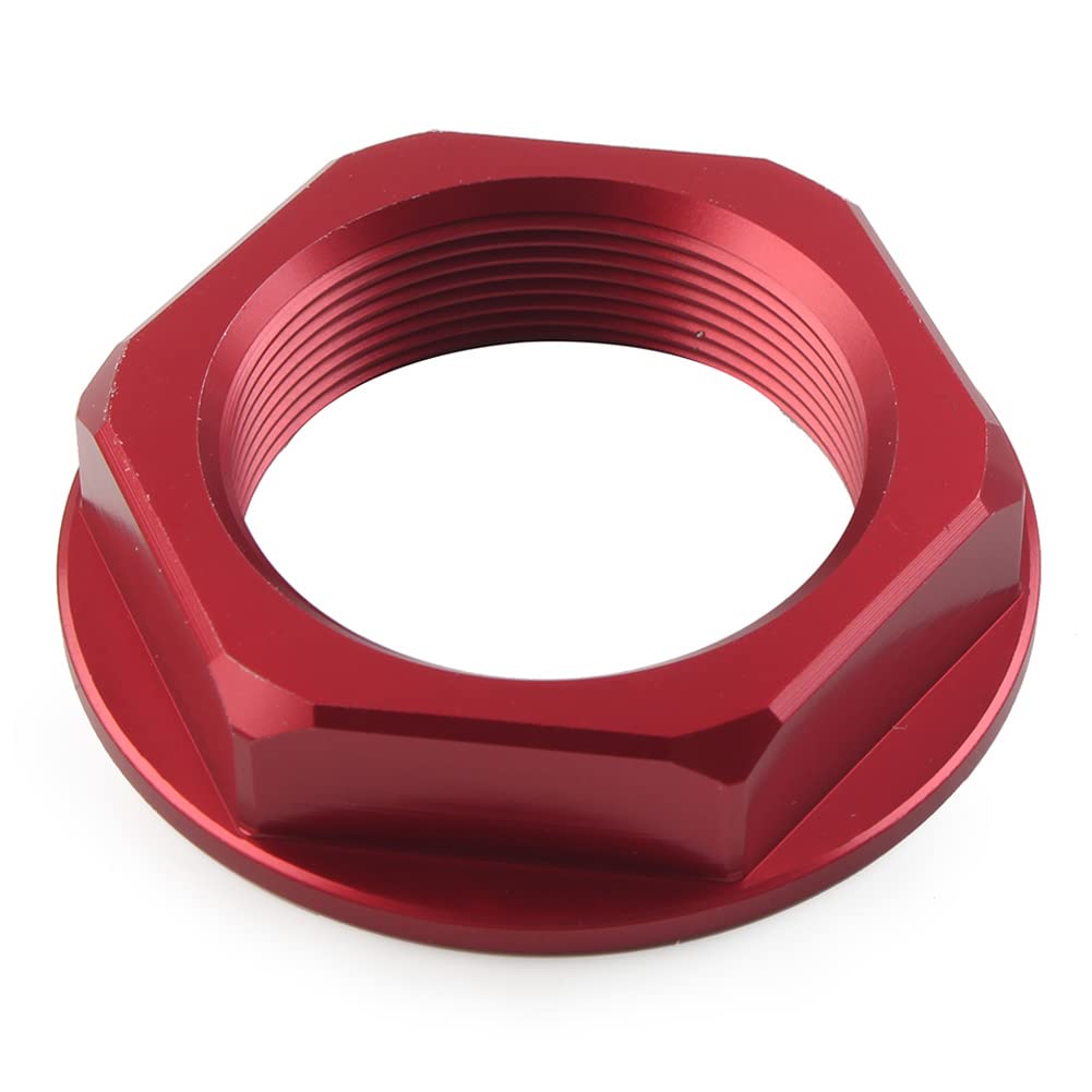 FSFY 1 PCS Rouge Universel CNC Moto Triple Arbre Écrou de Tige de Direction