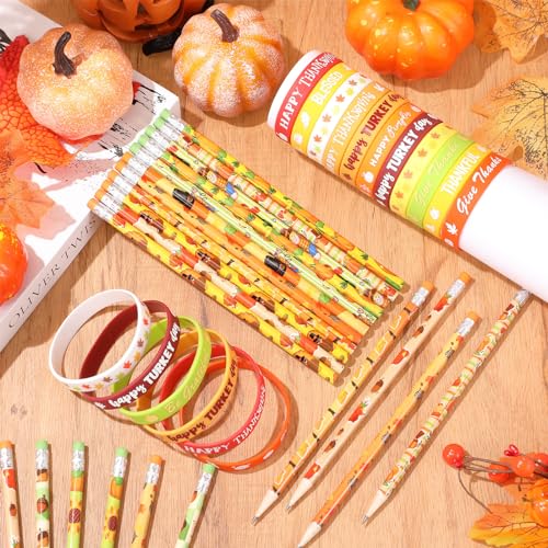 Sabary Set de 48 lápices y pulseras de otoño miniatura 4