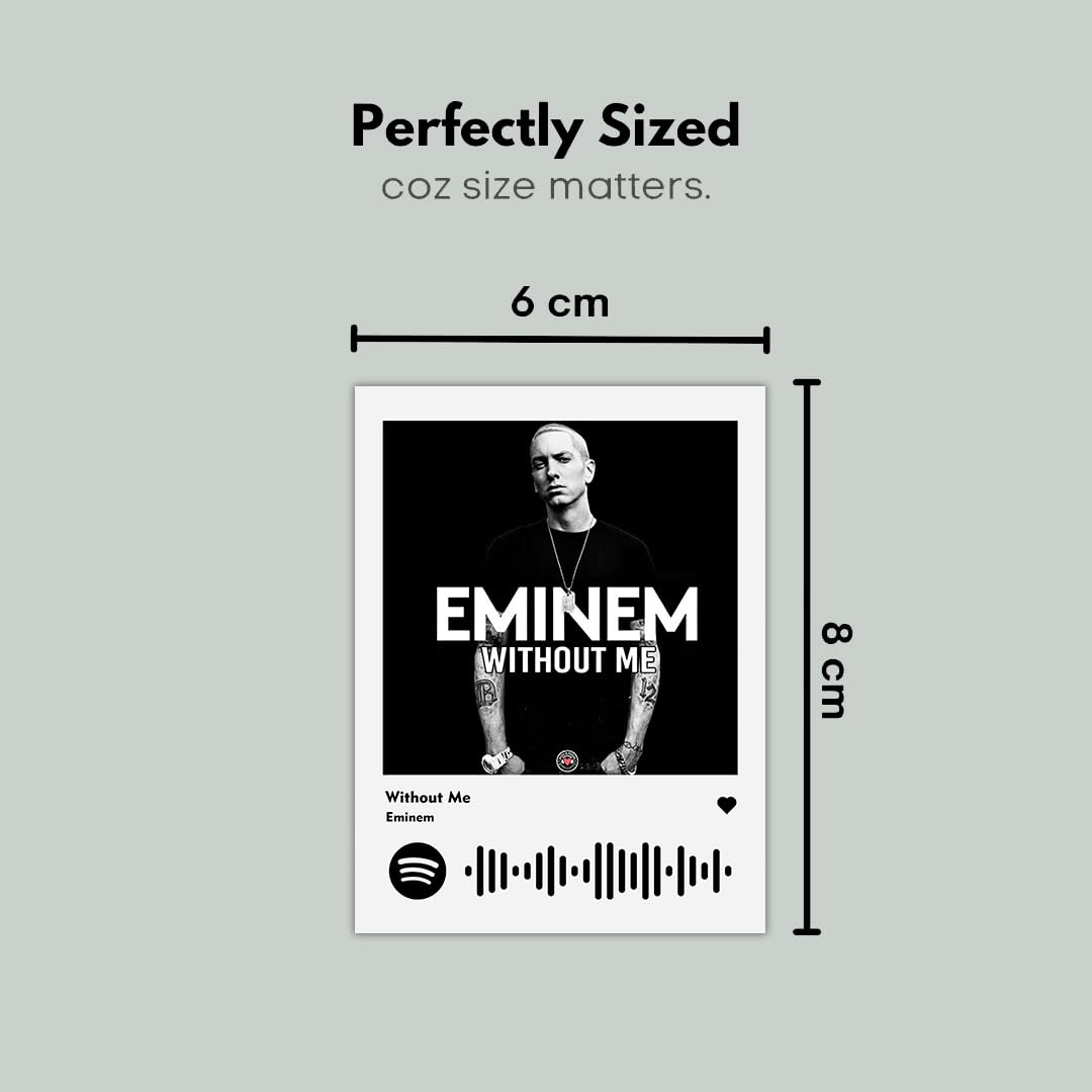 INDOART NET - Eminem Poster | Photocards Mini Posters Kit (Set of 16) | Collage Kit Photocard Size (8 x 6 cm) Posters for Phone Accessories, Bedroom, Office, Living room (Eminem)