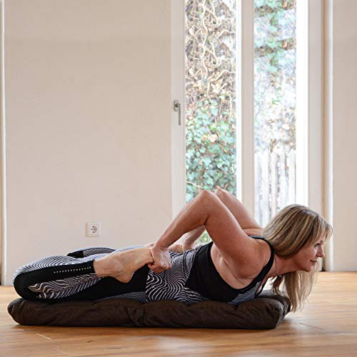 Bodenstuhl Unus in Braun – Ergonomischer Sitzstuhl für entspanntes Sitzen