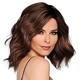 GABOR Dress Me Up Shoulder-Length Pageboy Layered and Wavy Wig by Hairuwear, Average Cap, GF6-30 Copper Mahogany