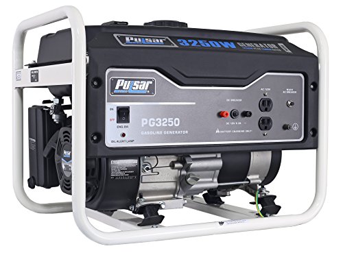 pulsar 4500w gas generator - Pulsar 3,250W Portable Gas-Powered Generator, PG3250