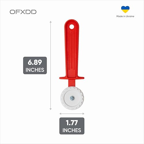 Miniatura 3 de Rueda cortadora de pasta, cortador de ravioles, rueda de masa de plástico estriado, crimpadora de pastelería para hornear, herramienta de rodillo de