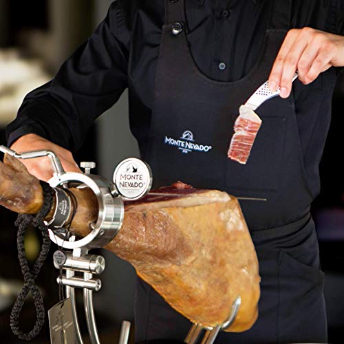 Monte Nevado Iberico Ham Bellota - Acorn Fed - Min Weight 16.5 Lbs, 32 Months Avg Curing Time - Jamon Iberico Pata Negra - Great Family And Friends Gift #TOP5