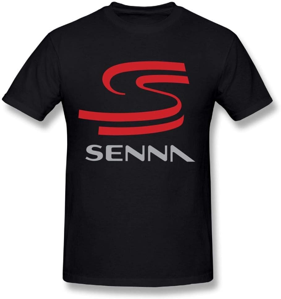 Nest Ayrton Senna Logo Men's Short Sleeve Shirts T Shirts Tees